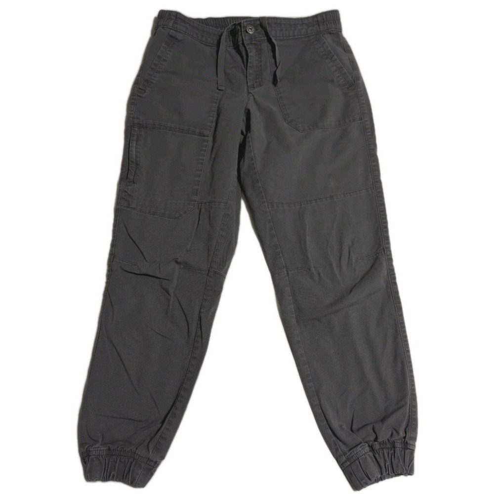 The North Face Womens Gray Utility Jogger Pants‎ Cotton Stretch Hiking 32x27 M